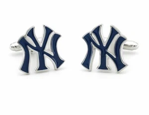 GEMELOS para camisa, NY, New York, Azul, New York Yankees, BBC - ENVIO GRATIS - Picture 1 of 5