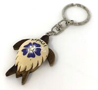 Details about   Hawaiian Maui Sea Turtle Wood Keychain Key Ring Car Handbag Pendant Gift 