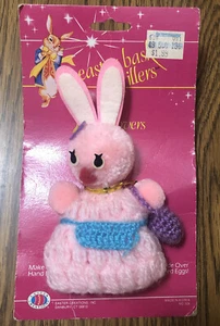 Vintage Hand Crocheted Easter Bunny Egg Cover NEW - Picture 1 of 3