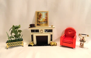 VINTAGE IDEAL PETITE PRINCESS DOLLHOUSE FURNITURE LOT🌸 - Picture 1 of 8