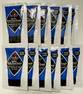 JACK BLACK Deep Dive Glycolic Facial Cleanser Samples Set of 13/5 ml each - Image 1 of 4