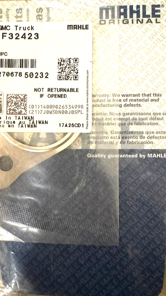 Mahle F32423 Exhaust Pipe Flange Gasket Fits 2002-06 Chevrolet Silverado 2500 HD - Image 1 of 1