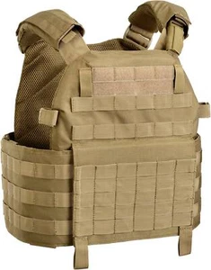 OT-BAV12 CT OUTAC 1000D PLATE CARRIER VEST COYOTE GILET TATTICO SOFTAIR MILITARE - Foto 1 di 4