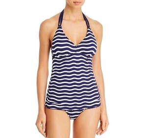 Tommy Bahama 285911 Women Reversible Halter Swim Top Separates Navy , Size Small - Picture 1 of 3