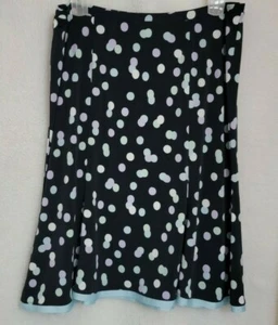 Emma James Liz Claiborne Womens Skirt Size XL X Large Multicolor Polka Dot - Picture 1 of 12