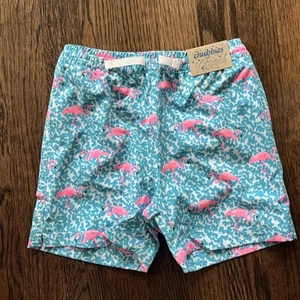 NWT Chubbies Little Boys Sz 5 Mini Mingos Swim Trunk - Match Dad and brothers! - Picture 1 of 3