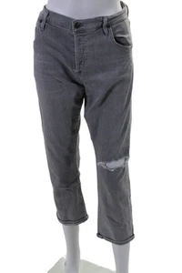 Citizens of Humanity Womens Button Fly High Rise Straight Leg Jeans Gray Size 32 - Picture 1 of 6