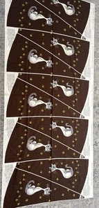 Vintage 1950s Walt Disney Si & Am Cat Skirt Fabric Panel Uncut Lady & the Tramp - Picture 1 of 6