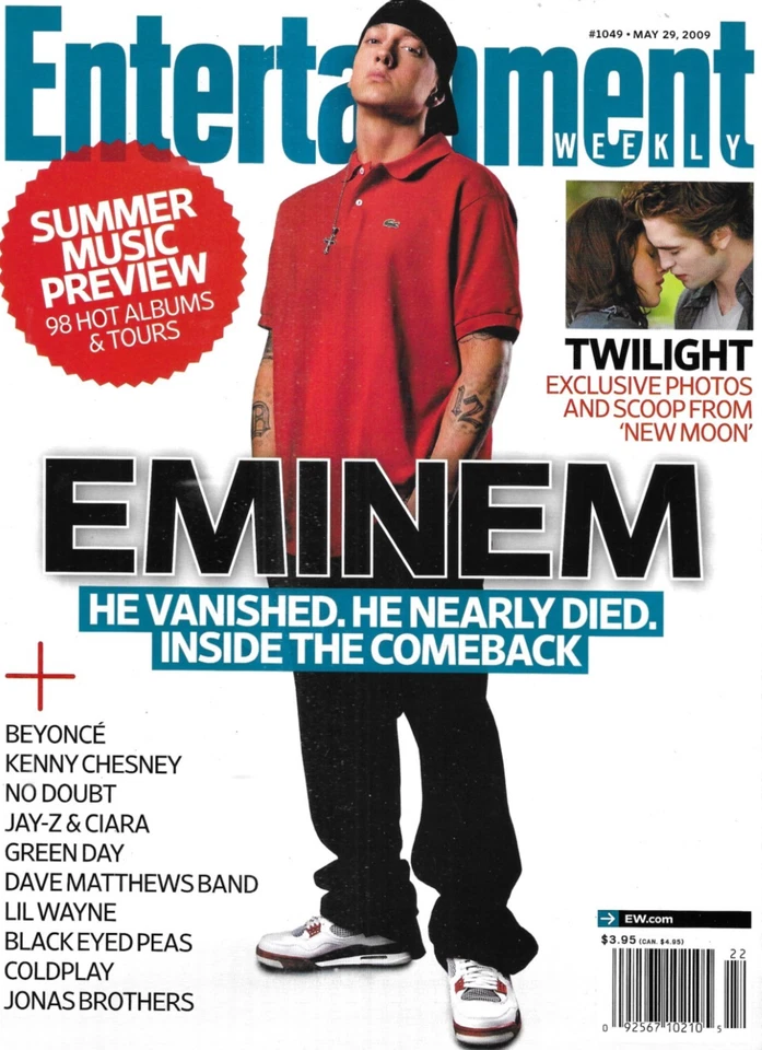 Entertainment Weekly Magazine Eminem Twilight Wayans Family Summer Music 2009 - Image 1 of 4