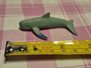 Small Whale Figure Sea Life Marine Mammal Toy Aquarium Wild Animal - Picture 1 of 7