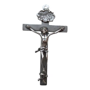 *HH* Antico Crocifisso Dell'800 Croce Gesù Cristo Religioso Votivo Devozionale - Picture 1 of 22