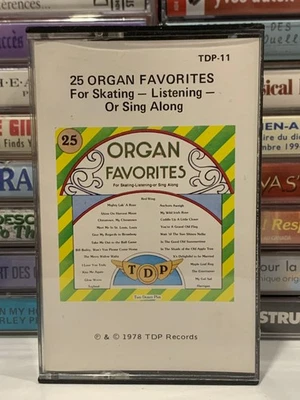TDP 25 Organ Favorites Cassette Tape 1978 Instrumental Compilation Vintage - Image 1 of 2
