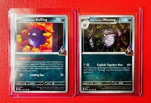 Team Rocket's Koffing & Weezing - 125/182 & 126/182 - Destined Rivals - Picture 1 of 3