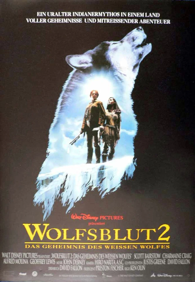 Wolfsblut 2 - Das geheimnis des weissen Wolfes - Filmposter A3 29x42cm gefaltet - Bild 1 von 1