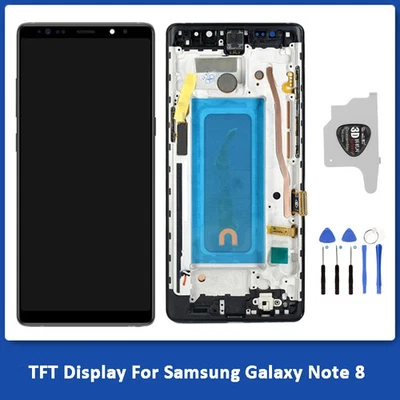 LCD Display for Samsung Galaxy Note8 Touch Screen TFT Digitizer 6.25in. Replace - Image 1 of 4
