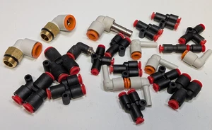 Konvolut SMC Schnelltrennverschraubungen - 1/4 5/16 3/8 1/2 - Bild 1 von 4