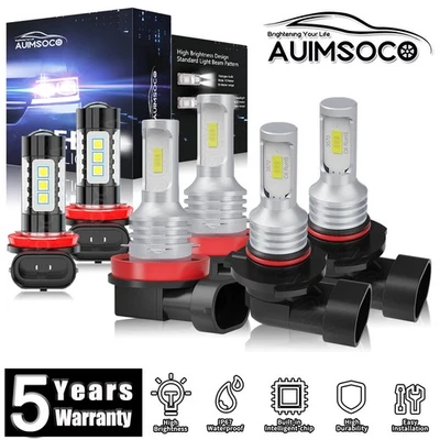 For Honda CR-Z 2011-2016 Combo 6x LED Headlight Kit Bulbs Hi/Lo Fog Beam 36000LM - Image 1 of 4