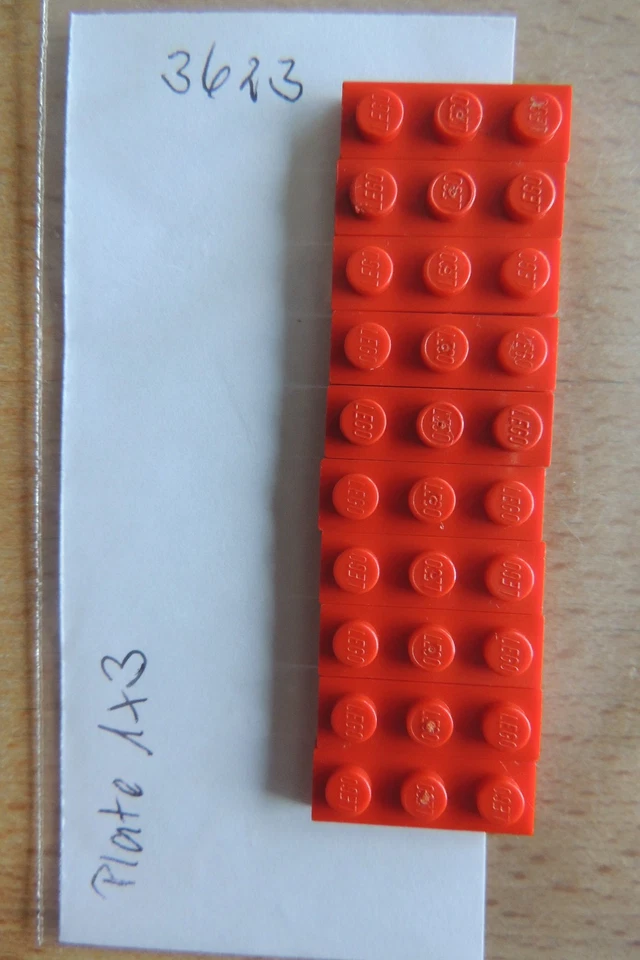 Lego 3623  10 x Plate 1x3 - Bild 1 von 1