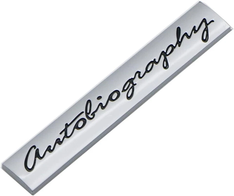 Autobiography Range Rover Badge Emblem Rear Silver **UK STOCK** - Image 1 of 1
