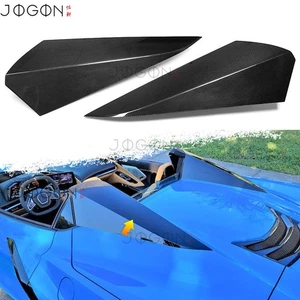 Cucharas de panel de joroba de carrocería de techo de carbono real para Corvette c8 Stingray convertible 20+ - Imagen 1 de 13