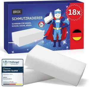 BROX Schmutzradierer – 18 Schwämme – Radierschwamm für 18 St&#xFC;ck  - Bild 1 von 7