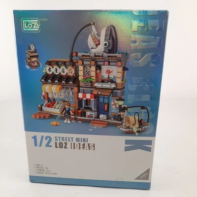 Bloques de construcción LOZ Mini 1/2 Street Mini Loz Ideas - Fish Market Shop 790 piezas Foto 1 de 4
