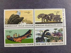 Scott # 1387-1390 - Block Of 4 - Natural History - MNH - 1970 - Picture 1 of 1