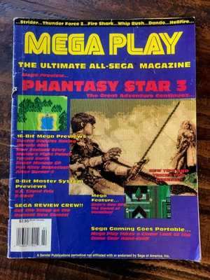 Mega Play Magazine Premiere Issue #1 — Phantasy Star 3 — 1990 - Image 1 of 3