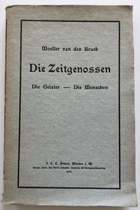 Moeller van den Bruck - Die Zeitgenossen. - Kunst Philosophie - 1906 - Picture 1 of 1