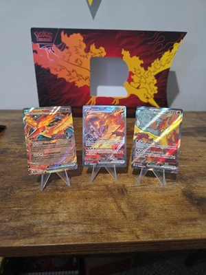 Team Rocket's Moltres TUTTI E 3 UPC timbrati PROMOS SIR 229/182 208/182 031/182 - Immagine 1 di 4