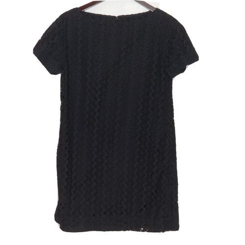 Abito Kate Spade New York con occhielli e cambio taglia 4 nero