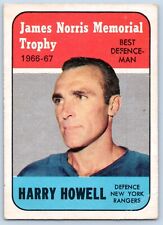 HARRY HOWELL / NORRIS TROPHY 1967-68 TOPPS 67-68 NO 119 VGEX             51404