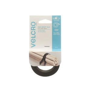 Velcro® 90340 ONE-WRAP 3/4" x 12" Black Hook and Loop Reusable Tie Fastener - Picture 1 of 7
