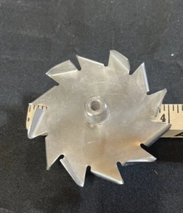 Coating Dispersion Blade 4” Diameter Center Hole~ 1/4” Saw Tooth 12 - Picture 1 of 4