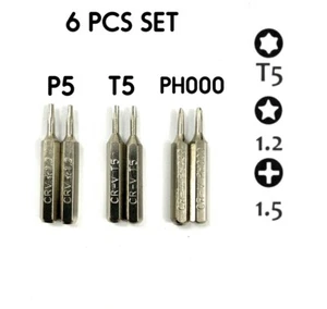 MacBook Repair Tool Kit Pentalobe Screwdriver Bits PH000/+1.5 P5/1.2 T5 Air Reti - Picture 1 of 4