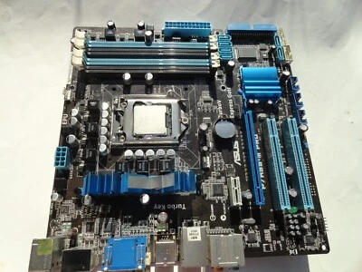 COMBO Motherboard ASUS P7H55-M PRO LGA 1156 ATX+ CPU Intel i7-860 PROCESSOR - Image 1 of 4