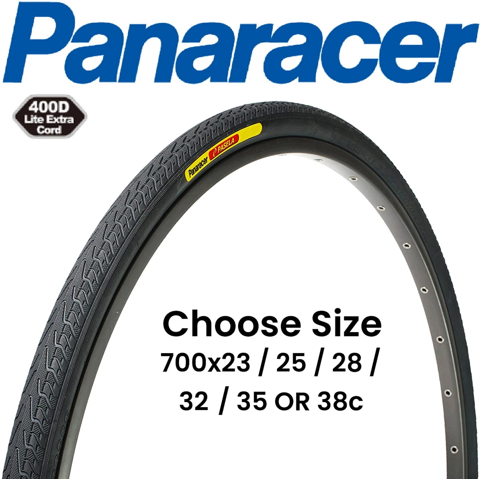 Panaracer Pasela 700c Lightweight 66tpi Bike Tire 700x 25 / 28 / 32 / 35 /or 38 - Image 1 of 1