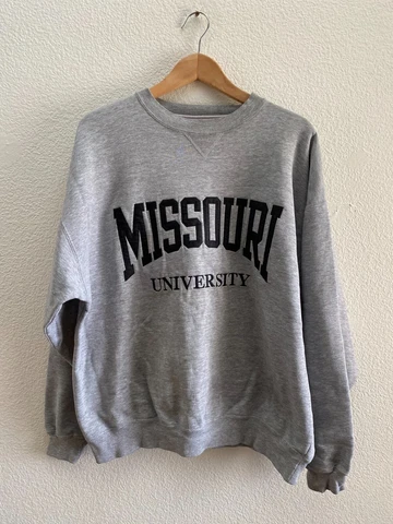 Missouri University Missouri Tigers Gear For Sports Big Cotton Crew Sweatshirt L Cover