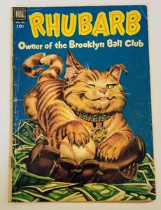 Vintage "Rhubarb" Owner of the Brooklyn Ball Club Comic Book #423 1952 - Dell - Bild 1 von 6