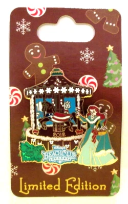WDW GINGERBREAD HOUSE 2012 BEACH CLUB RESORT ARIEL XMAS PIN- LE OF 1000 - #93436 - Image 1 of 2