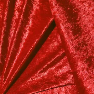 WEIHNACHTEN ROT STRUKTUR VELOURS SAMT STOFF 58" YARDWARE 2-WEGE-STRETCH - Bild 1 von 5