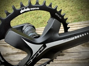 FSA Omega One By Crank 165 With BB. And MEGAtooth Ring  NEW - Picture 1 of 6