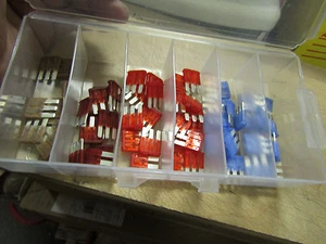 60 FUSES,15,10,7.5 & 5 AMP,3 BLADES MICRO 3 MINI FUSE IN A BOX,MADE IN USA.4.9. - Picture 1 of 8