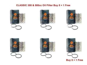 Filtro de aceite Royal Enfield Classic 350 y 500cc compra 5 + gratis 1 a granel... - Imagen 1 de 7