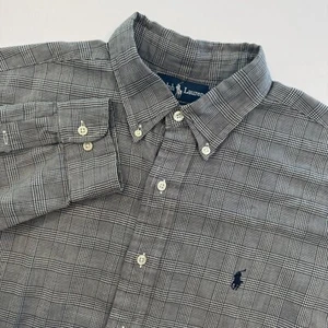 Ralph Lauren Plaid Button Down Long Sleeve Dress Shirt Classic Fit - Picture 1 of 7