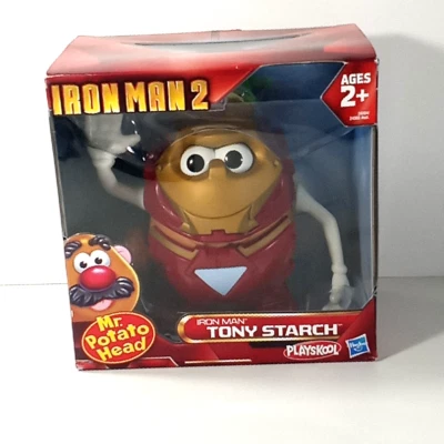 Playskool Mr. Figura Potato Head Iron Man Tony Starch (24304) Foto 1 de 4