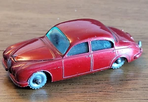 Vintage Lesney Matchbox Jaguar 3.4 Litre Gr#65 Gray Wheels Green Windows - Picture 1 of 6