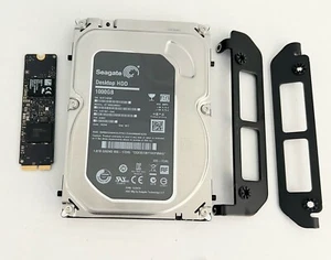 3.5" 1TB Hard Drive Seagate ST1000DM003 With Fusion Drive & Caddy For iMac - Photo 1/7