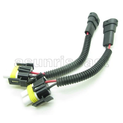 2 x H11 Male to H11 Female Socket Converter Cable Harness Connector Adapter - Image 1 of 3