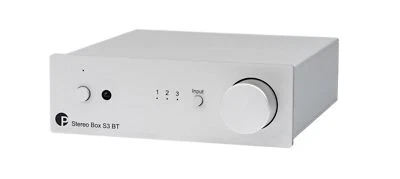 Pro-Ject Stereo Box S3 BT Kompakter kleiner Vollverstärker Silber - Bild 1 von 2